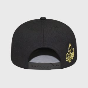 Boné aba reta preto - Traseiro