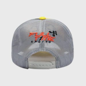 Bon&eacute; com recorte amarelo - Traseiro