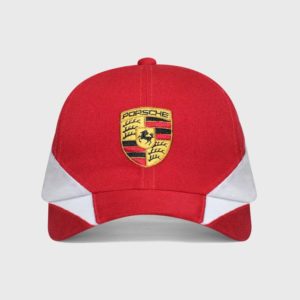 Bon&eacute; com recorte vermelho - Frente