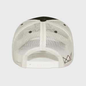 Bon&eacute; trucker de redinha marrom - Traseiro