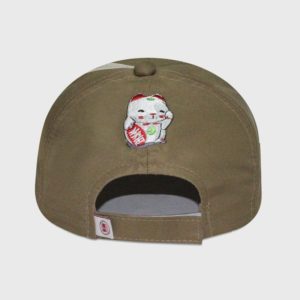 Boné com recorte de microfibra - Traseiro