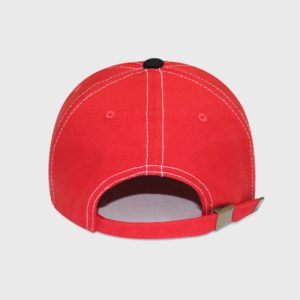 Boné seis gomos com aplique - Traseiro