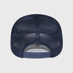 Boné truker de tela e silk screen - Traseiro