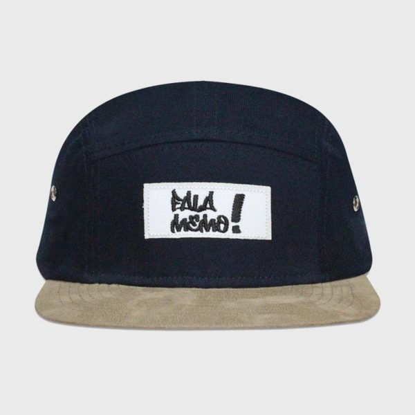 Boné 5 panel aba reta - Frente