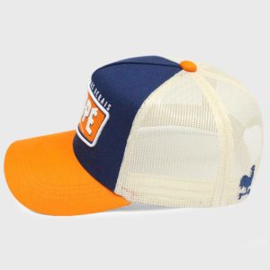 Boné caminhoneiro de tela - Lateral