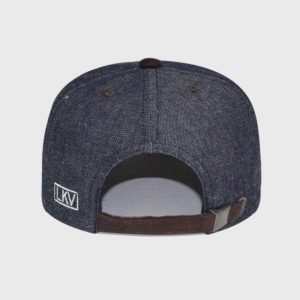 Boné aba reta jeans - Traseiro