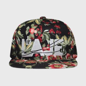 Boné aba reta todo floral - Frente