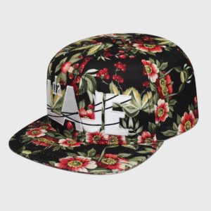 Boné aba reta todo floral - Perfil