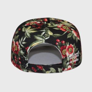 Boné aba reta todo floral - Traseiro
