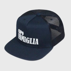 Boné aba reta de tela - Perfil