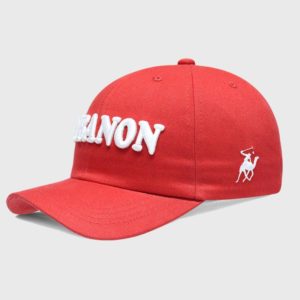 Boné seis gomos vermelho - Perfil