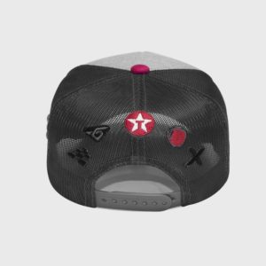 Boné trucker com bordado 3D - Traseiro