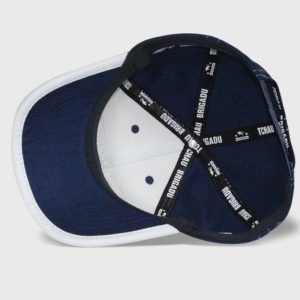 Boné seis gomos todo de tecido - interior