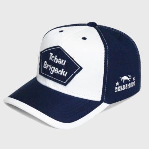 Boné seis gomos todo de tecido - Perfil