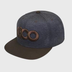 Boné snapback aba reta de moleton - Perfil