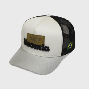 Boné trucker de tela - Perfil