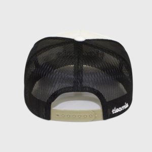 Boné trucker de tela - Traseiro