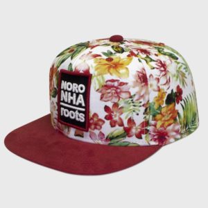 Boné aba reta floral - Perfil