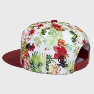 Boné aba reta floral - Traseiro