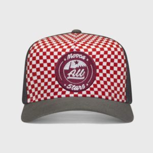 Boné americano de tela com aba curva - frente