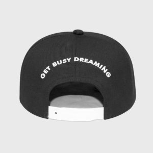 Boné com aba reta floral - Traseiro