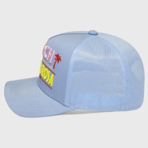 Boné trucker americano de tela - Lateral