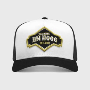 Boné trucker com bordado dourado - Frente