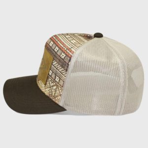 Boné trucker country de tela - Lateral