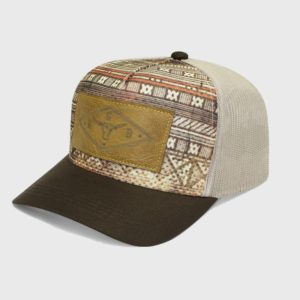 Boné trucker country de tela - Perfil