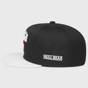 Boné aba reta com bordado 3D - Lateral