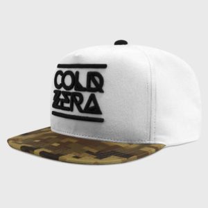 Boné aba reta de veludo bordado - Perfil