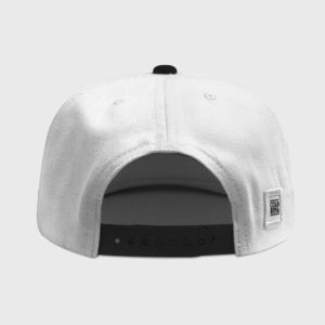 Boné aba reta de veludo bordado - Traseiro