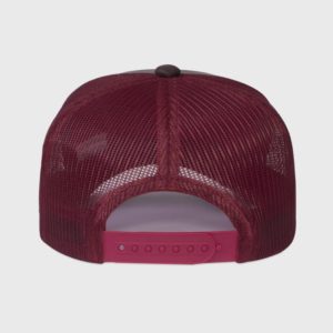 Boné trucker de brim e tela - Traseiro