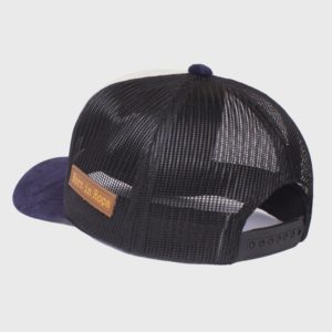 Boné trucker de tela com aplique - Perfil