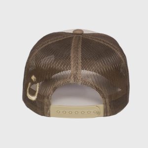 Boné trucker de tela camuflado - Traseiro