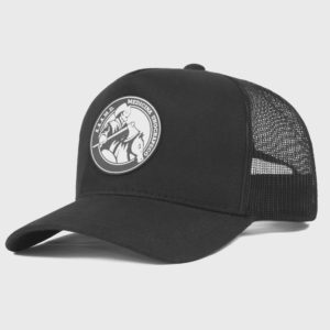 Boné trucker com tela medicina - Perfil lateral