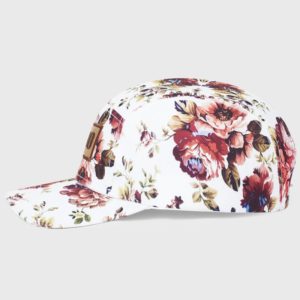 Boné ciclista todo floral - Lateral