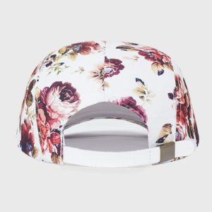 Boné ciclista todo floral - Traseiro